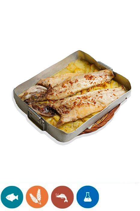 BAKED SEA BASS