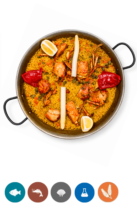 RICE WITH LOBSTER (MINIMUM 2 SERVINGS) (1 serving €35)